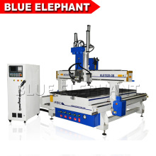Pneumatic System CNC 4 Axis for Sale, 3 Spindle CNC Router 1325, Automatic Tool Change Machine 1325 for Wood Carving